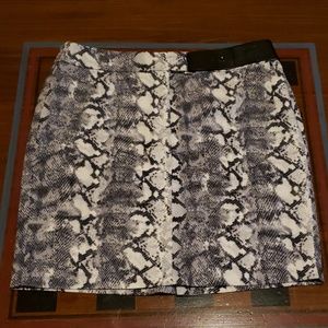 NYCC Snake Print Mini Skirt sz14